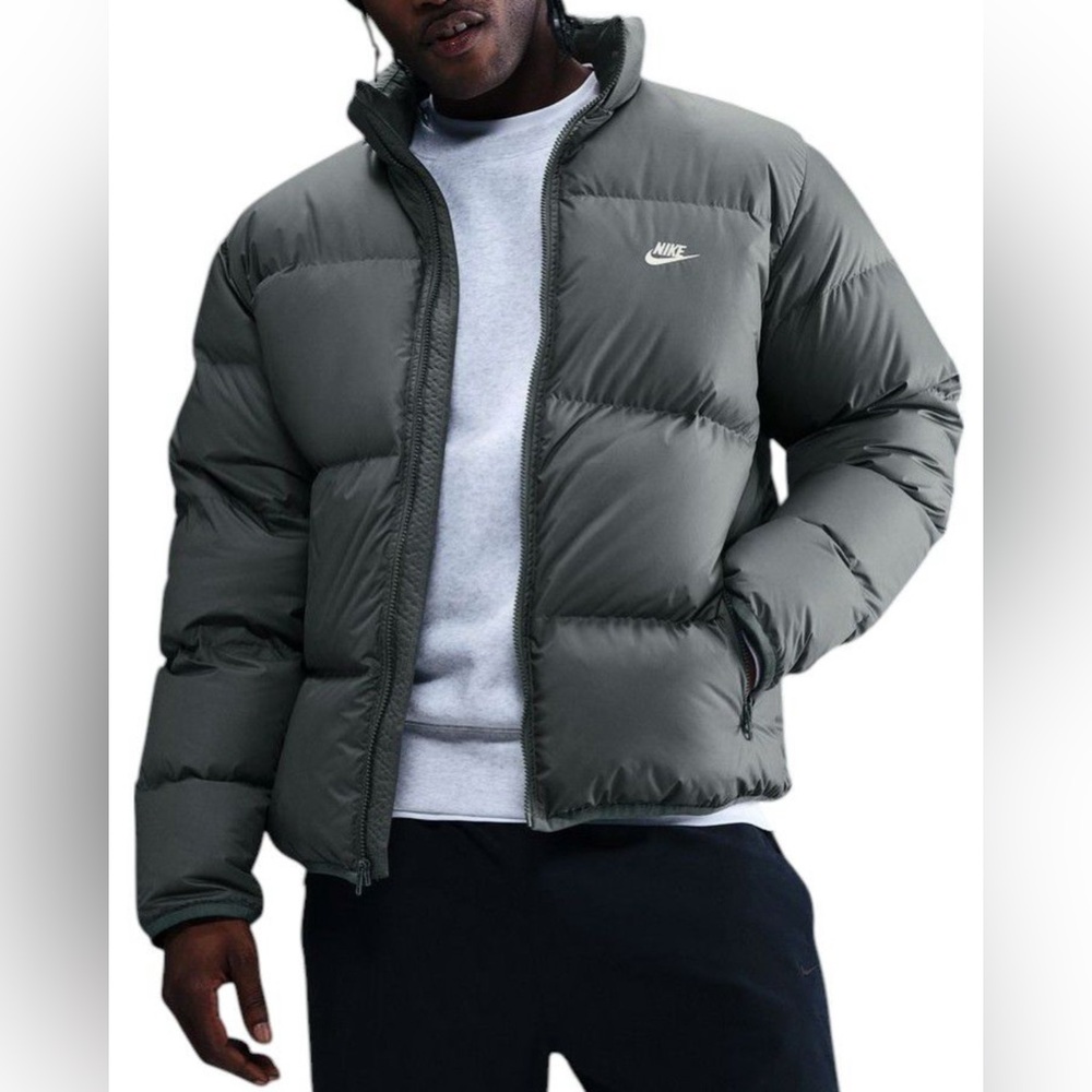 Nike Sportswear Club Puffer Jacket Men's XL Iron Grey SZ XL NWT